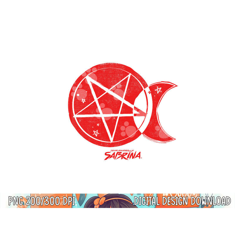 The Chilling Adventures of Sabrina Dark Moon png, sublimation .jpg