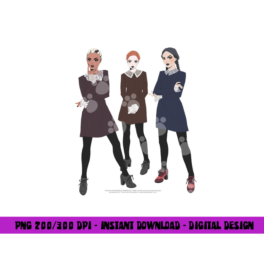 The Chilling Adventures of Sabrina Weird  png, sublimation .jpg