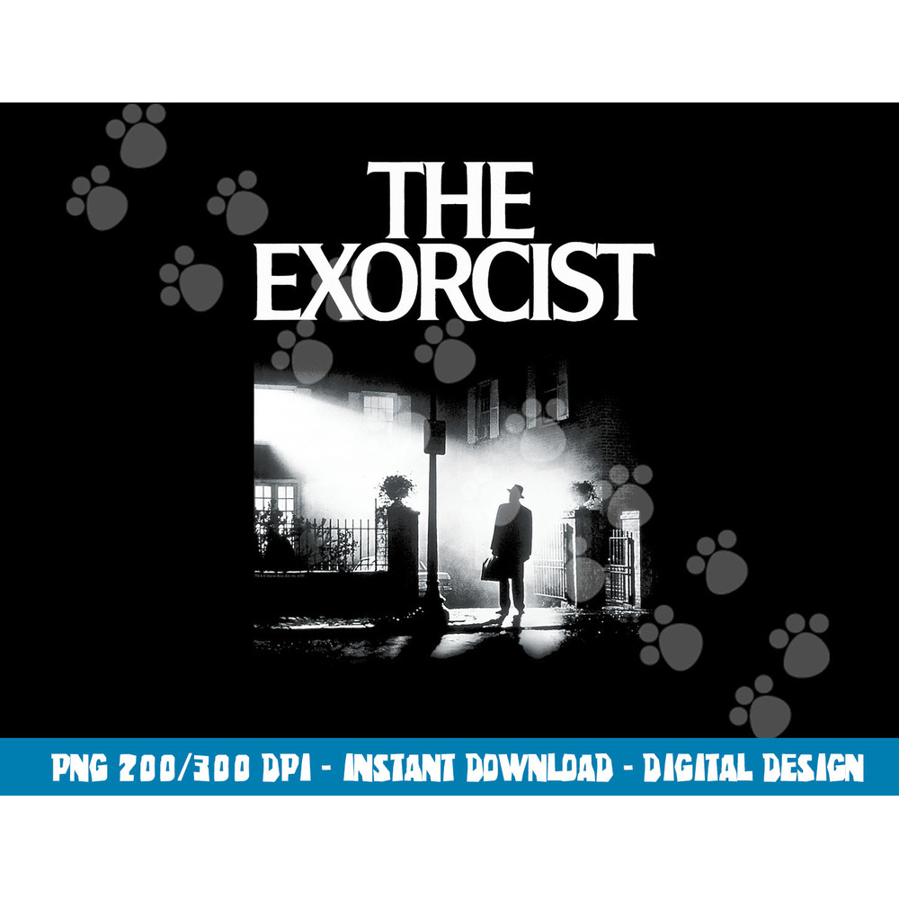 The Exorcist Poster png, sublimation .jpg