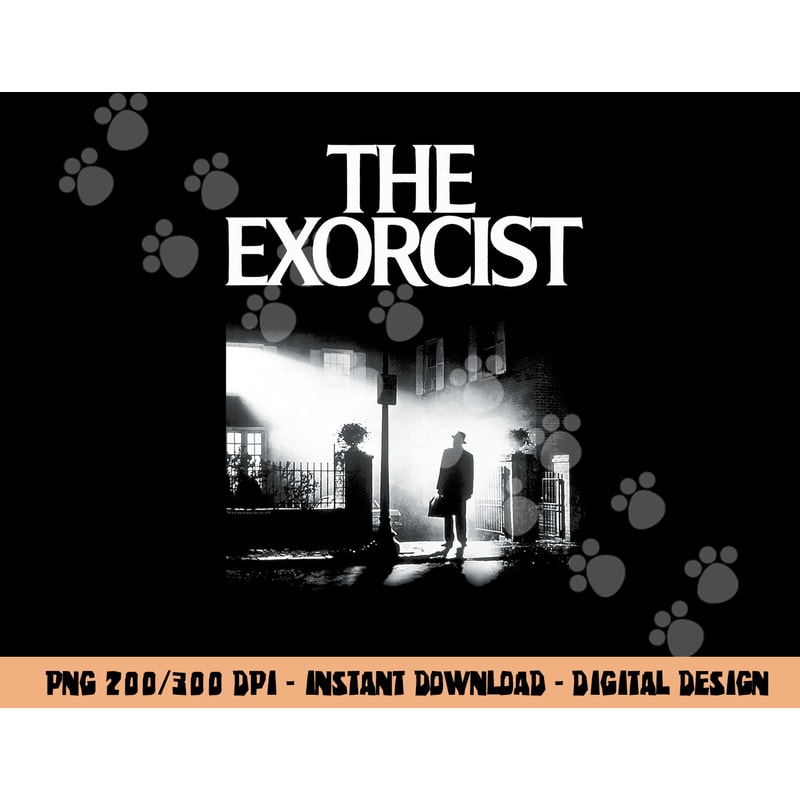 The Exorcist Poster png, sublimation .jpg
