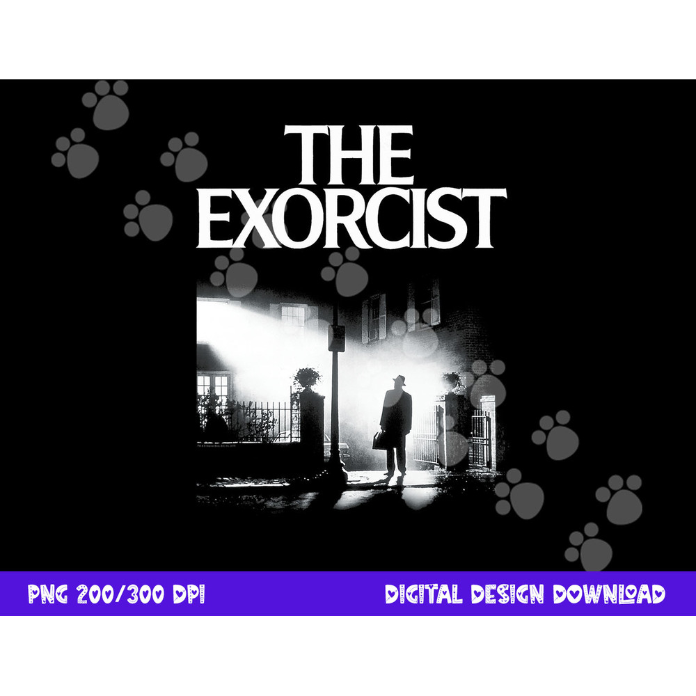 The Exorcist Poster png, sublimation .jpg