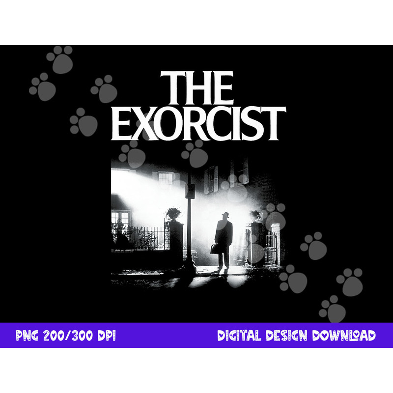 The Exorcist Poster png, sublimation .jpg