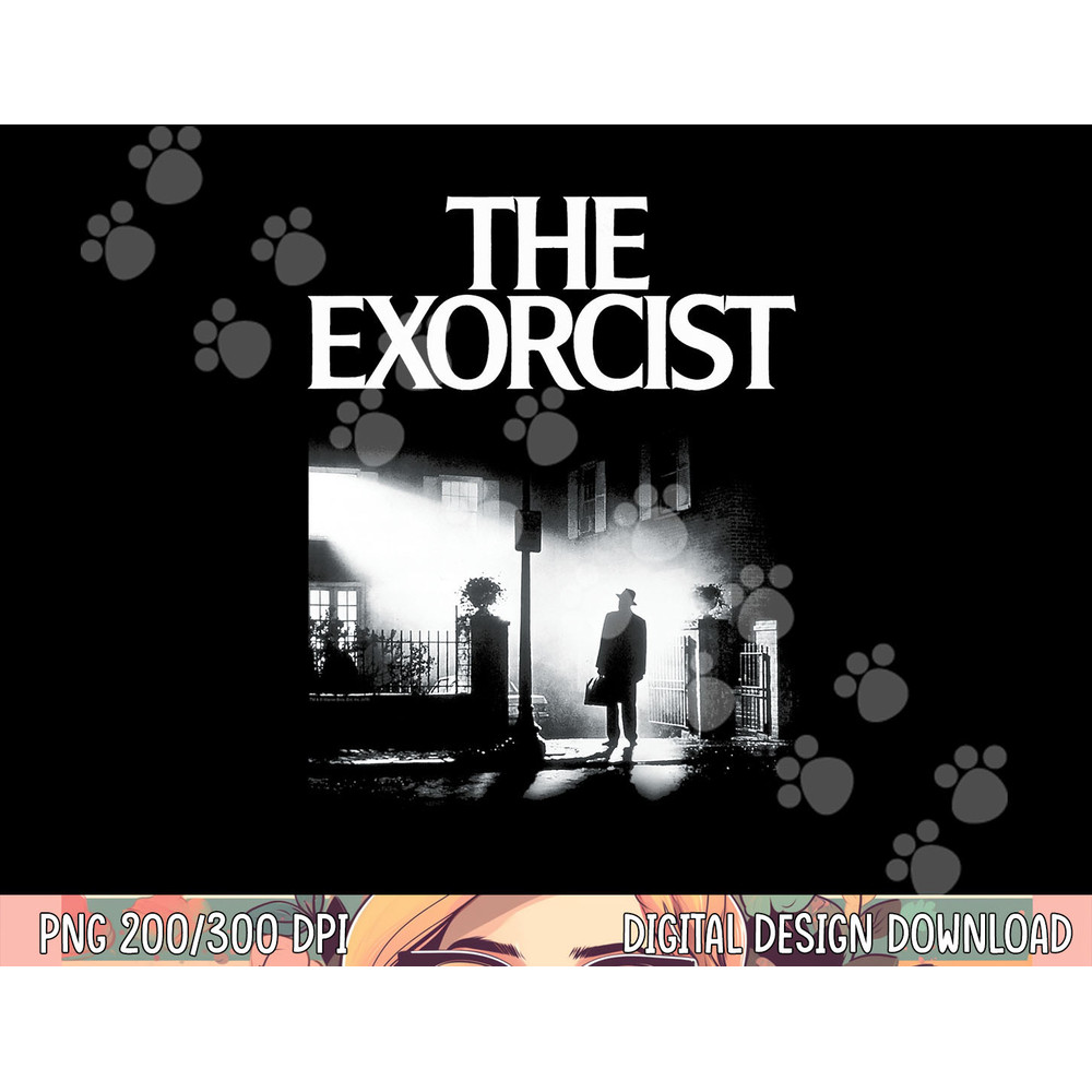 The Exorcist Poster png, sublimation .jpg