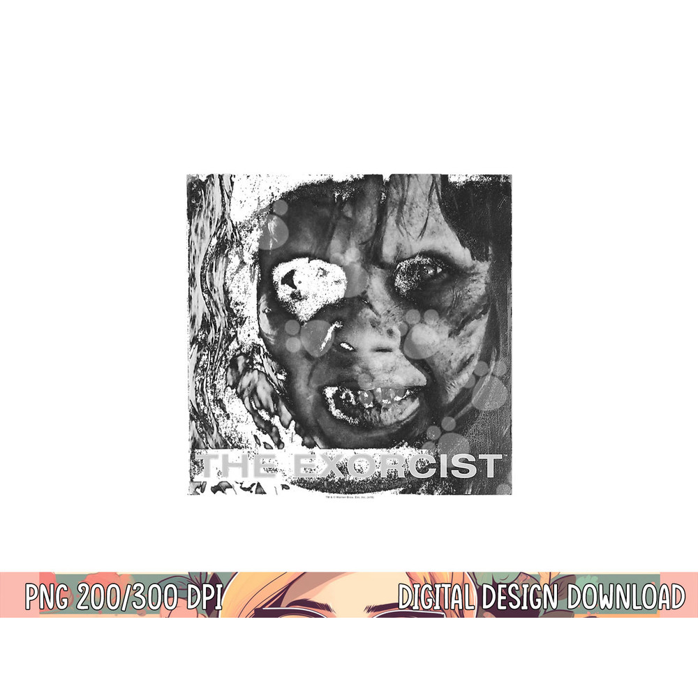 The Exorcist Regan Approach Face png, sublimation .jpg