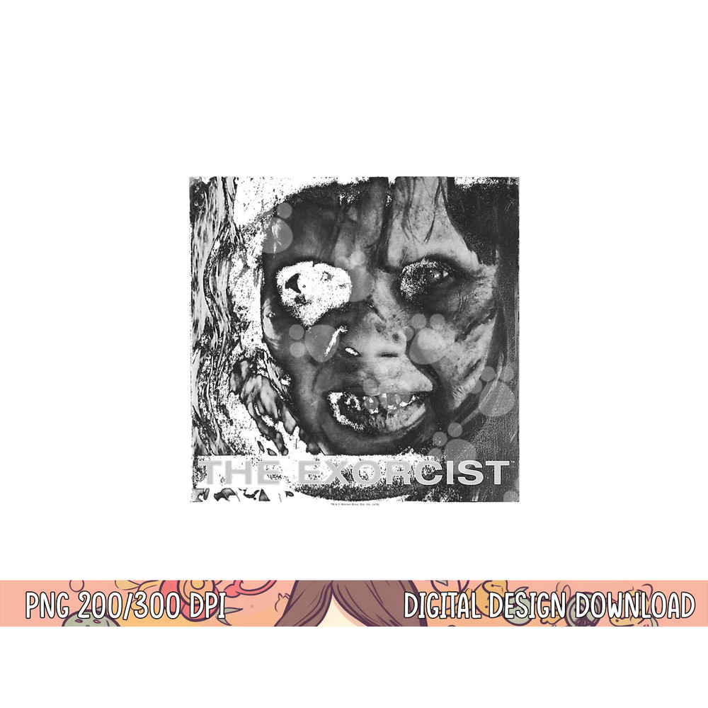 The Exorcist Regan Approach Face png, sublimation .jpg