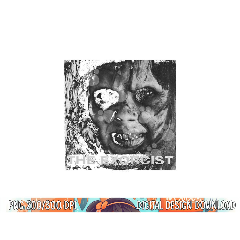 The Exorcist Regan Approach Face png, sublimation .jpg