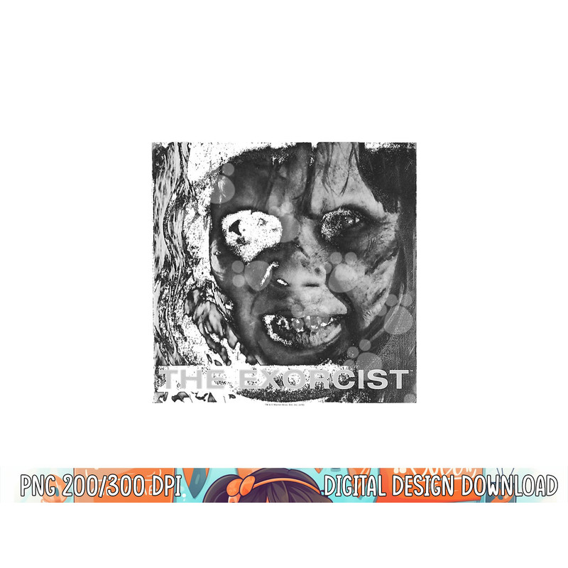 The Exorcist Regan Approach Face png, sublimation .jpg