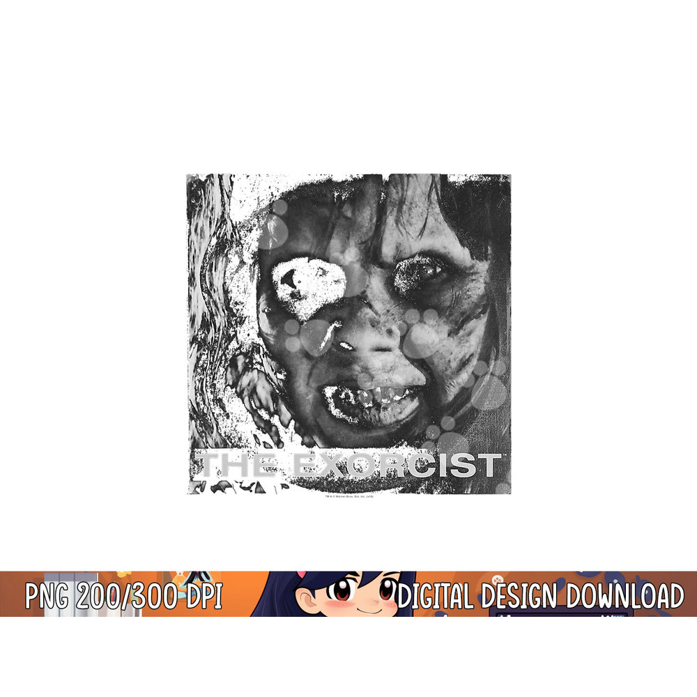 The Exorcist Regan Approach Face png, sublimation .jpg