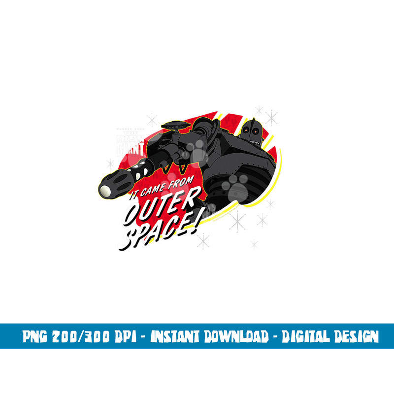 The Iron Giant Outer Space png, sublimation .jpg