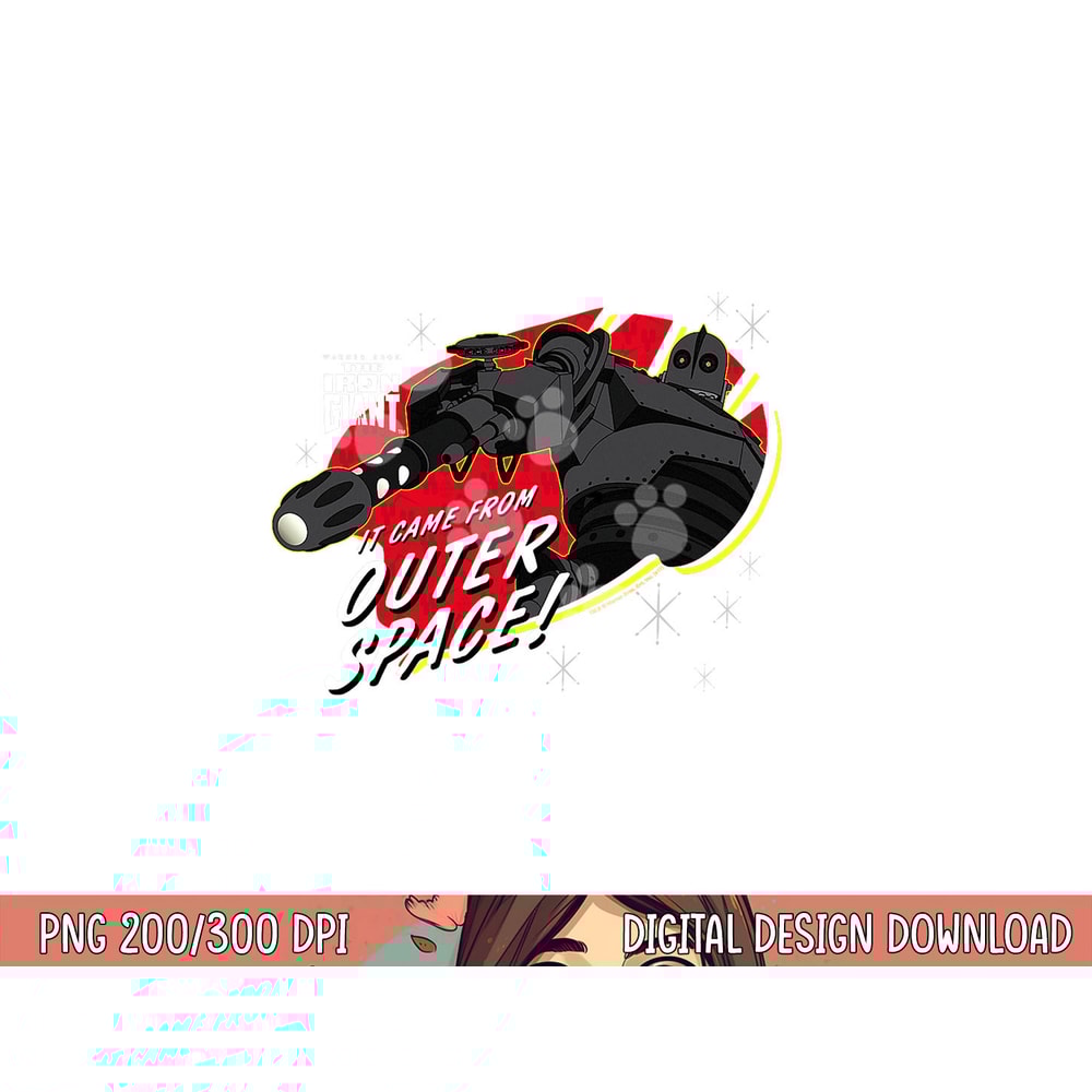 The Iron Giant Outer Space png, sublimation .jpg