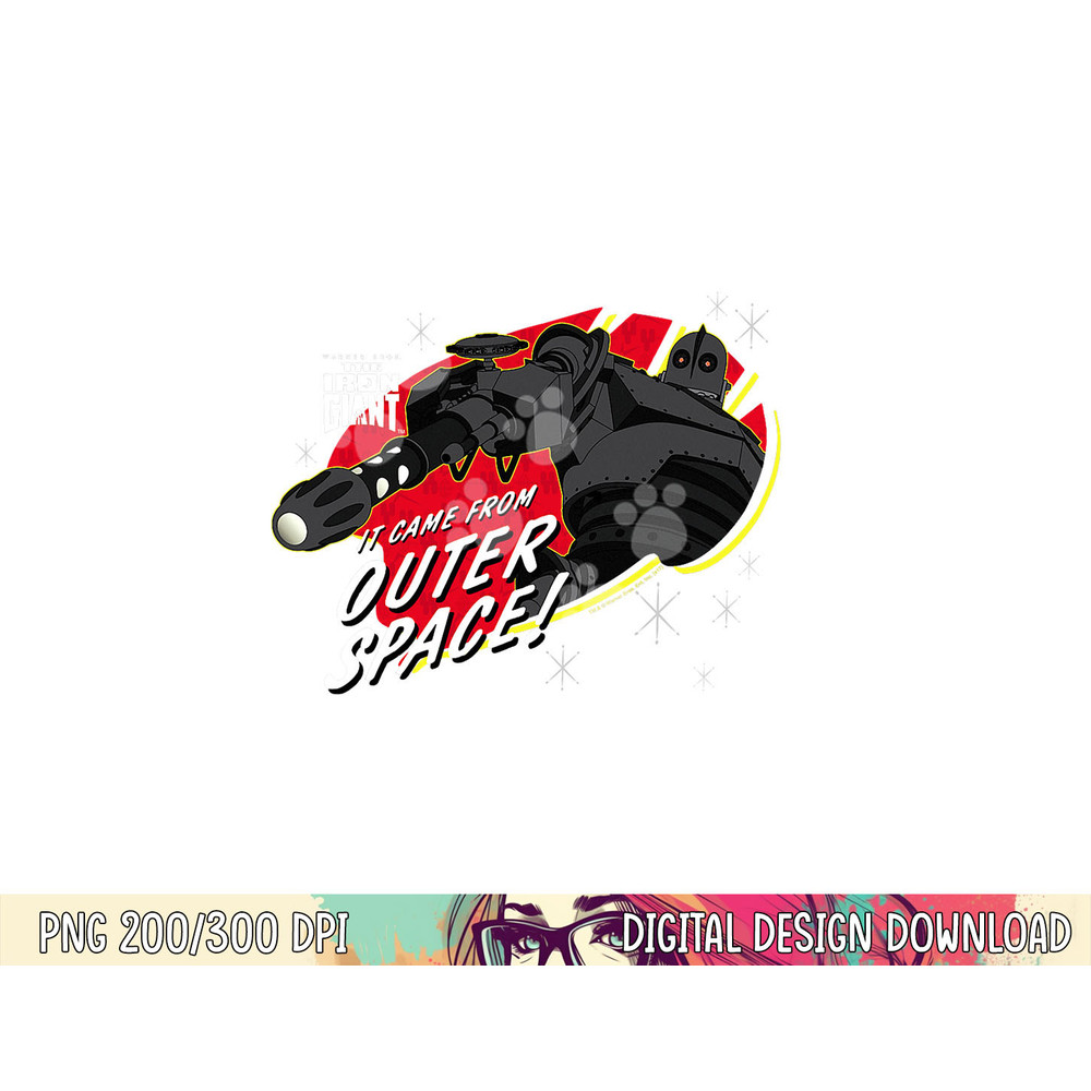 The Iron Giant Outer Space png, sublimation .jpg