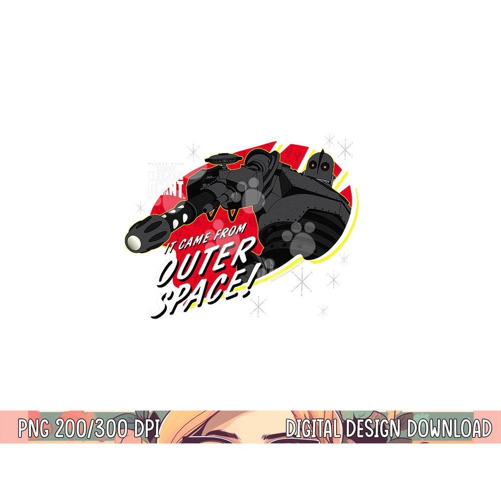 The Iron Giant Outer Space png, sublimation .jpg