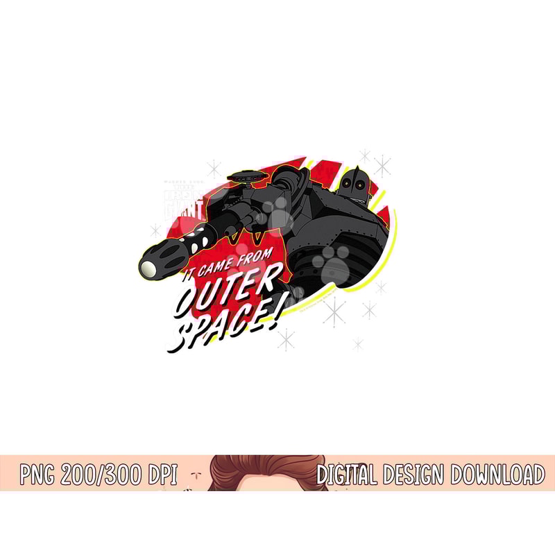 The Iron Giant Outer Space png, sublimation .jpg