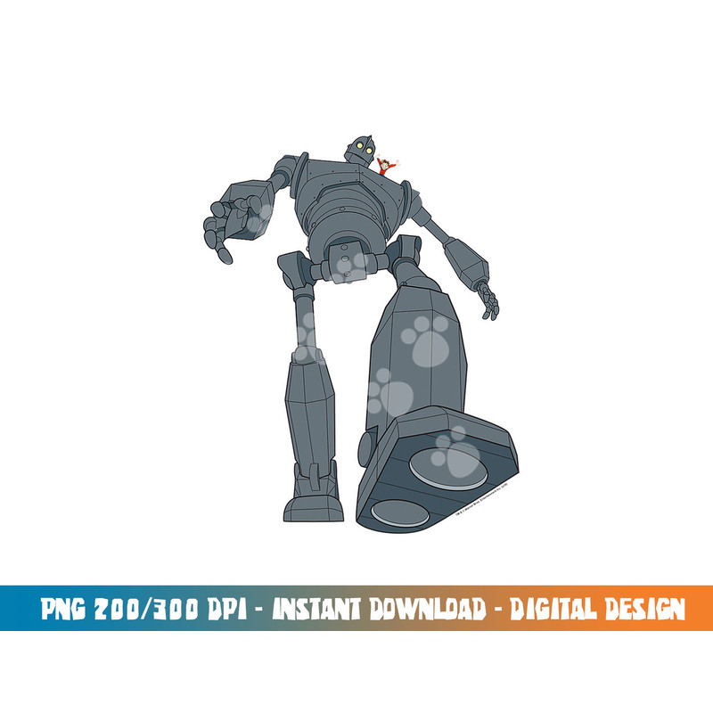 The Iron Giant Standing Tall  png, sublimation .jpg