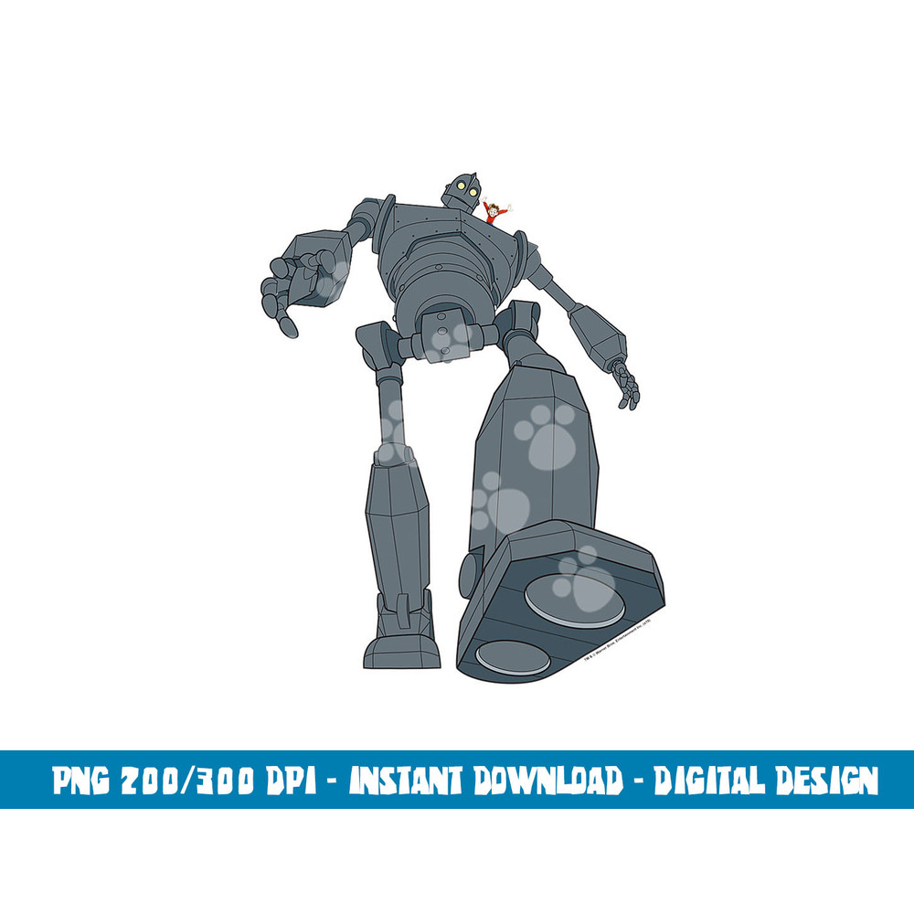 The Iron Giant Standing Tall  png, sublimation .jpg