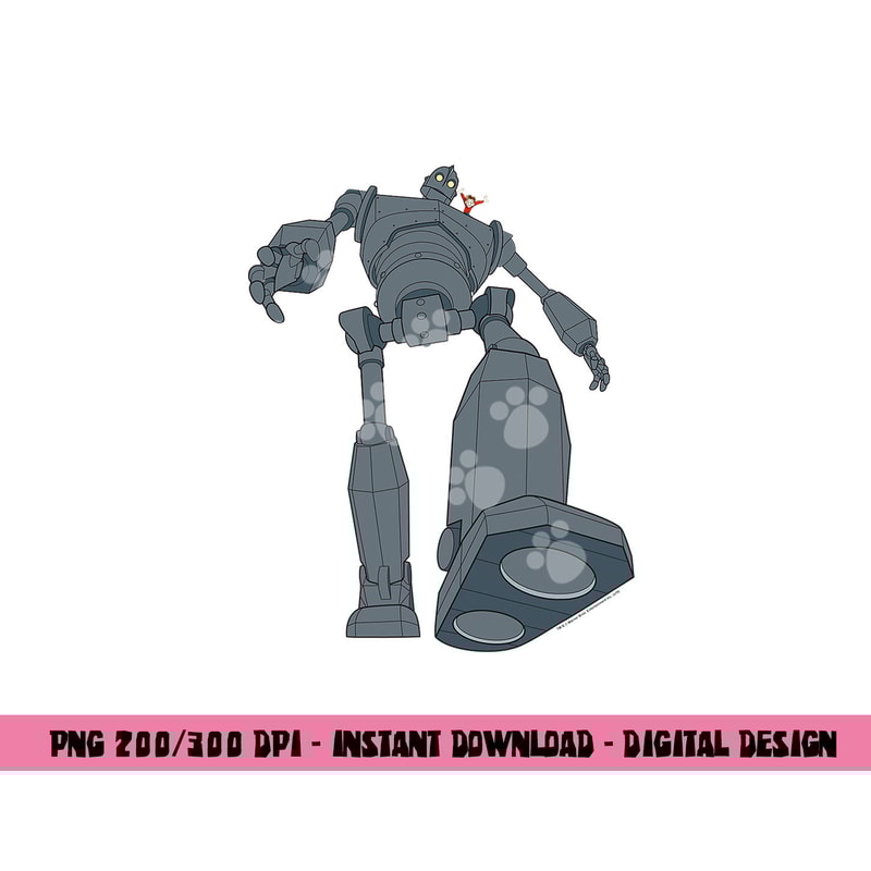 The Iron Giant Standing Tall png, sublimation .jpg