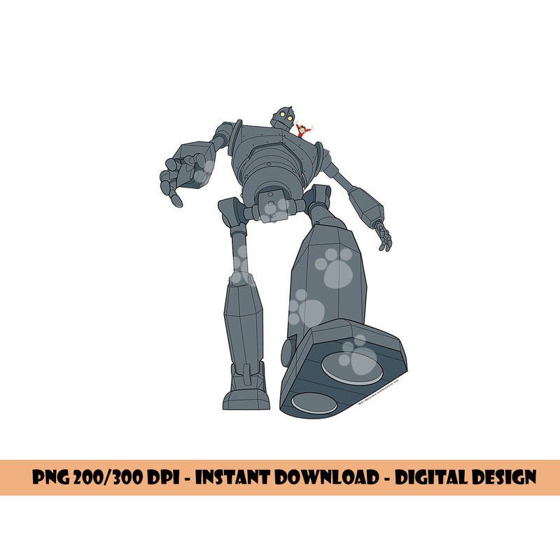 The Iron Giant Standing Tall  png, sublimation .jpg