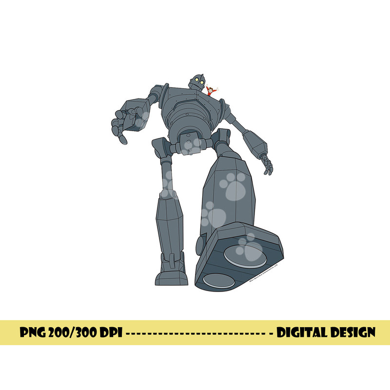 The Iron Giant Standing Tall  png, sublimation .jpg