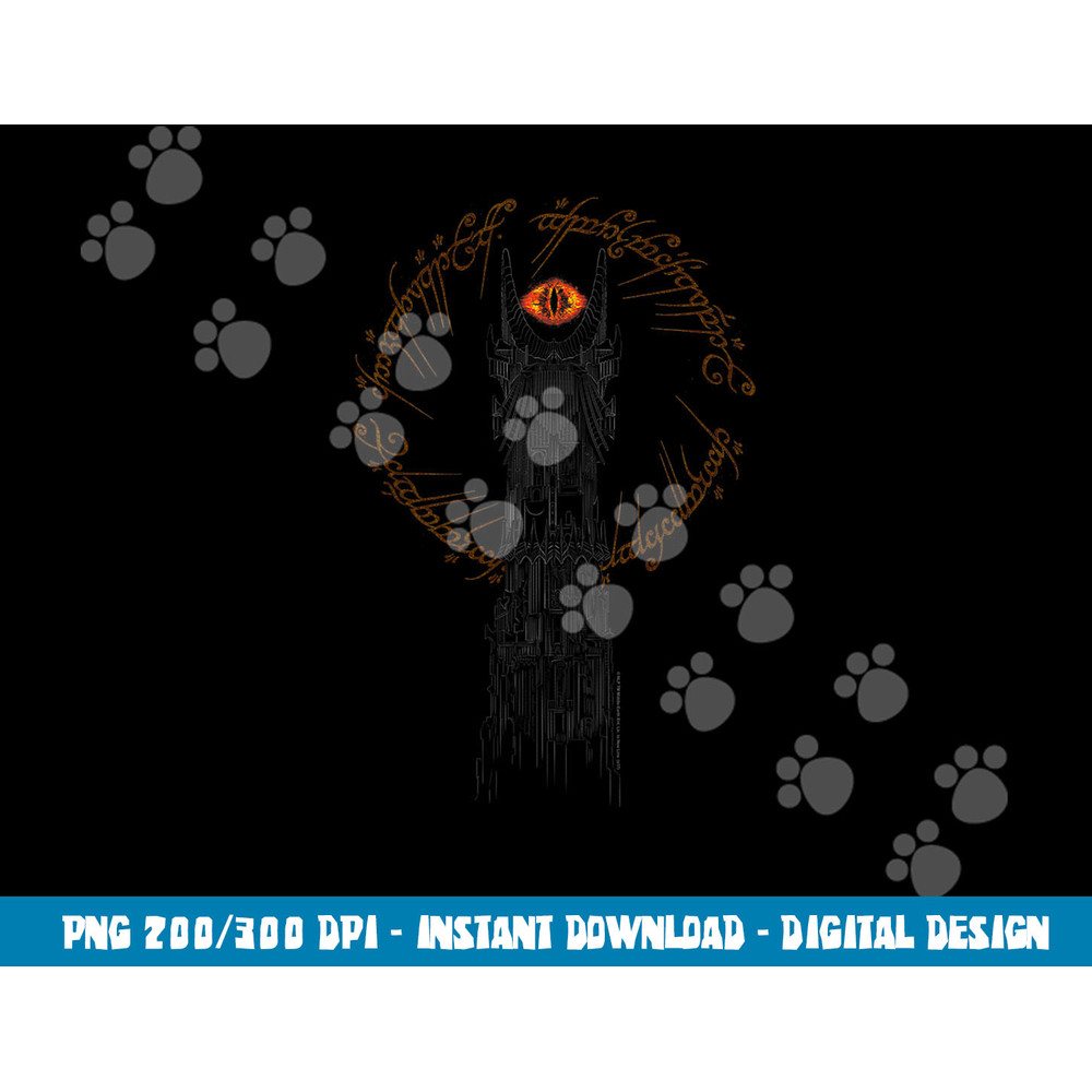 The Lord of the Rings Tower of Mordor png, sublimation .jpg