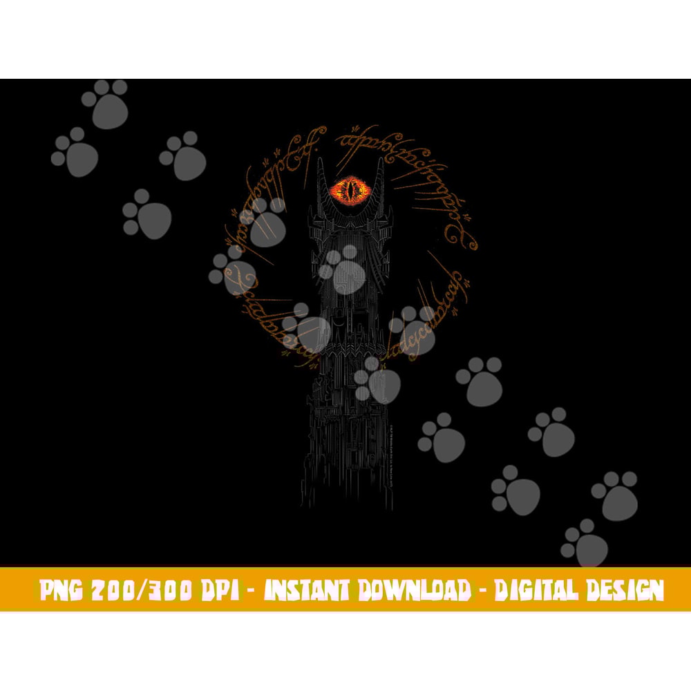 The Lord of the Rings Tower of Mordor png, sublimation .jpg