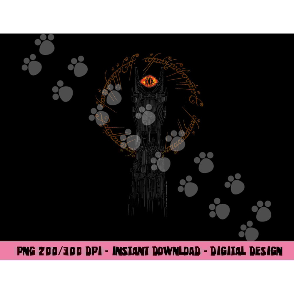 The Lord of the Rings Tower of Mordor png, sublimation .jpg