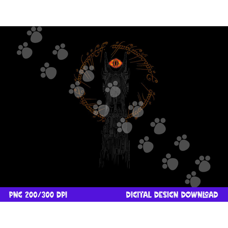 The Lord of the Rings Tower of Mordor png, sublimation .jpg