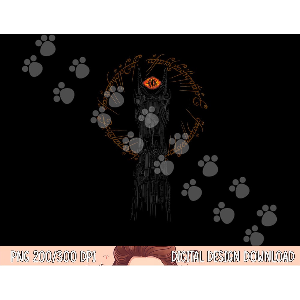 The Lord of the Rings Tower of Mordor png, sublimation .jpg