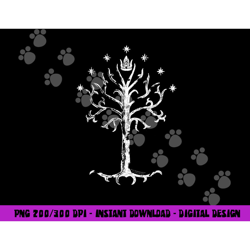 The Lord of the Rings Tree of Gondor  png, sublimation .jpg