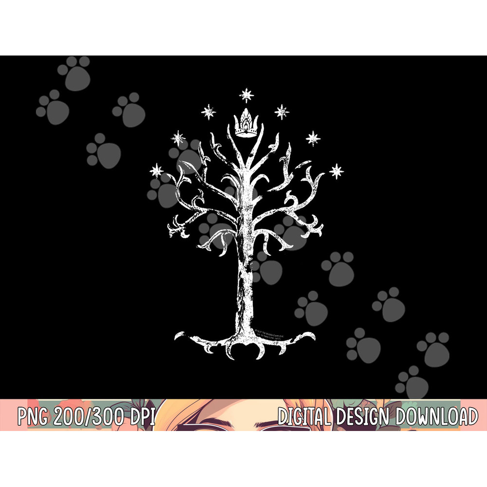 The Lord of the Rings Tree of Gondor png, sublimation .jpg