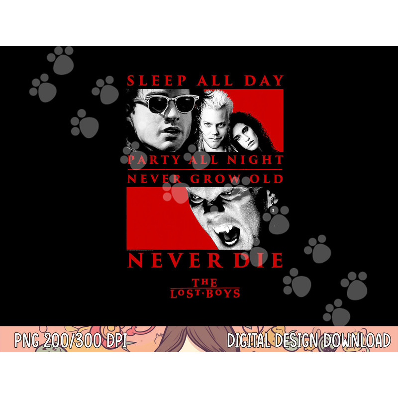 The Lost Boys Never Die png, sublimation .jpg
