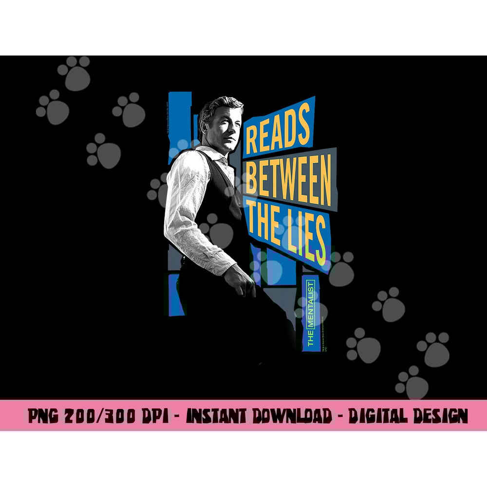 The Mentalist Between the Lies png, sublimation .jpg