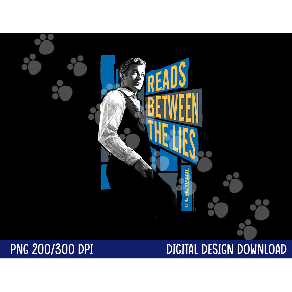 The Mentalist Between the Lies png, sublimation .jpg