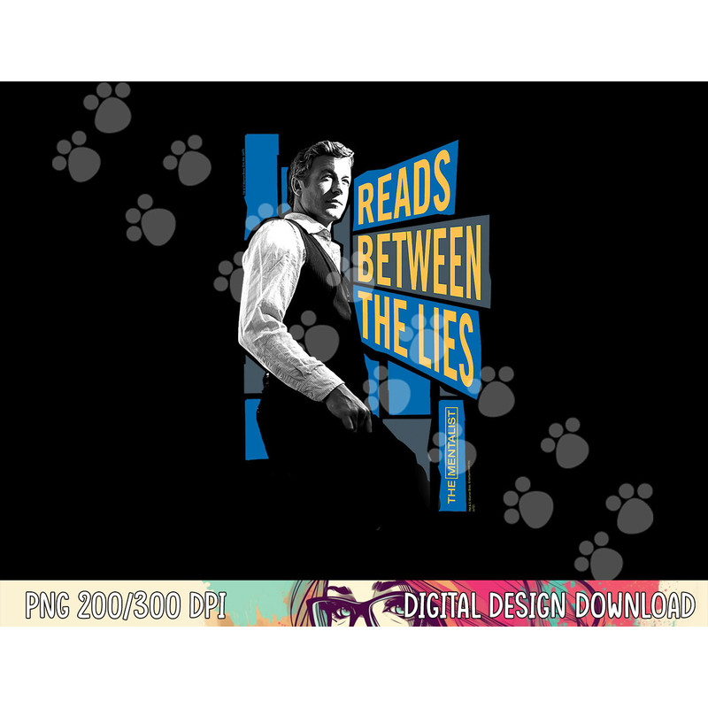 The Mentalist Between the Lies png, sublimation .jpg