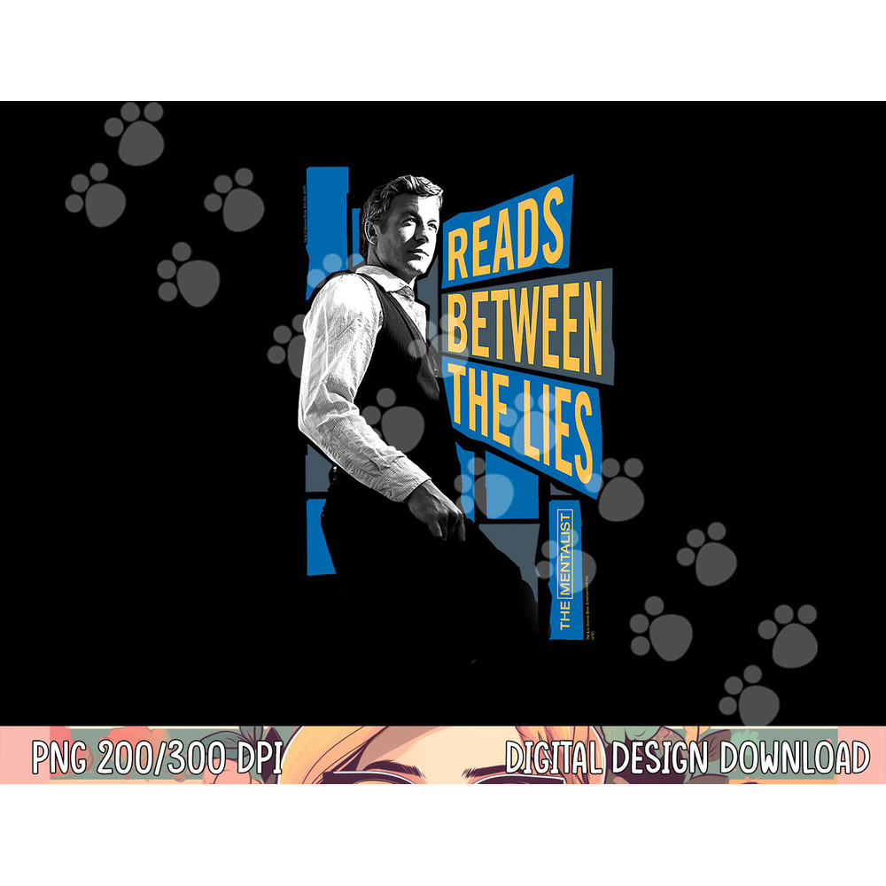 The Mentalist Between the Lies png, sublimation .jpg