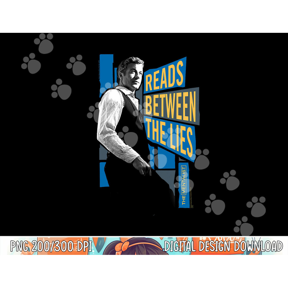 The Mentalist Between the Lies png, sublimation .jpg