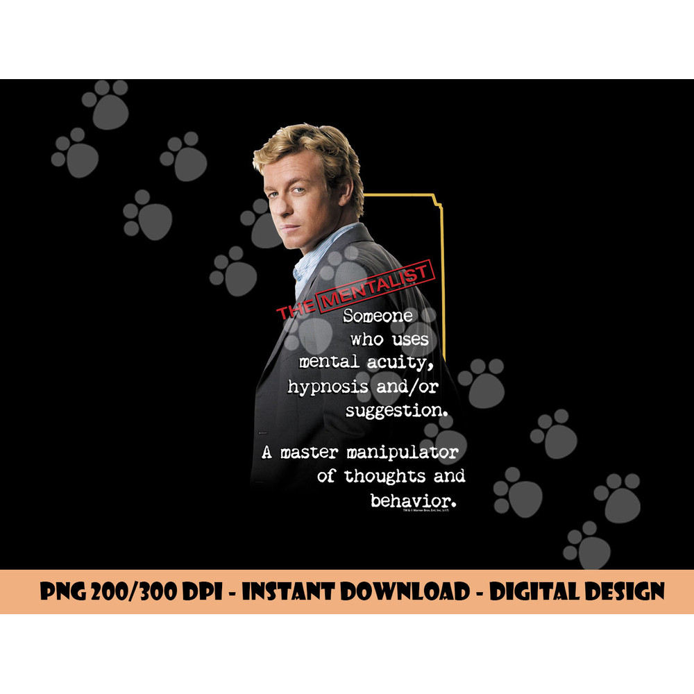 The Mentalist Definition Longsleeve T Shirt Long Sleeve  png, sublimation .jpg