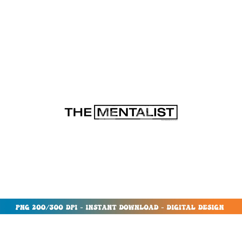 The Mentalist Logo  png, sublimation.jpg