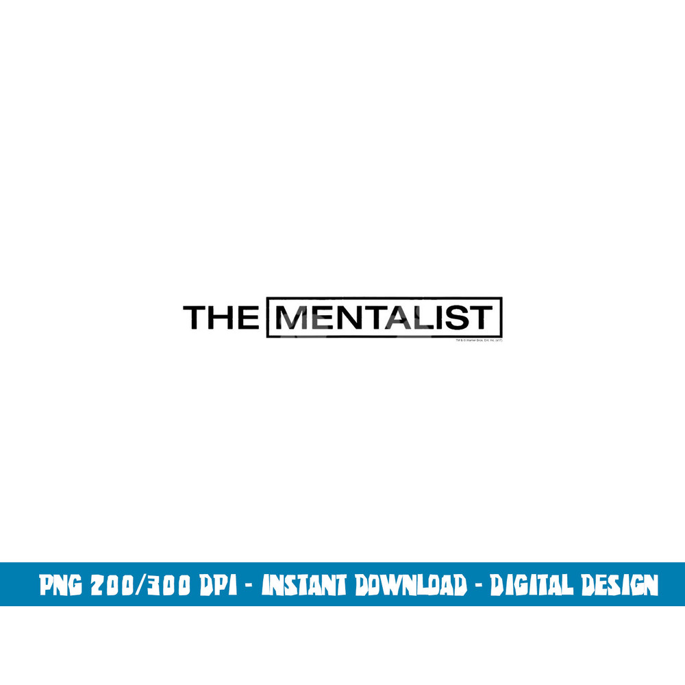 The Mentalist Logo  png, sublimation .jpg