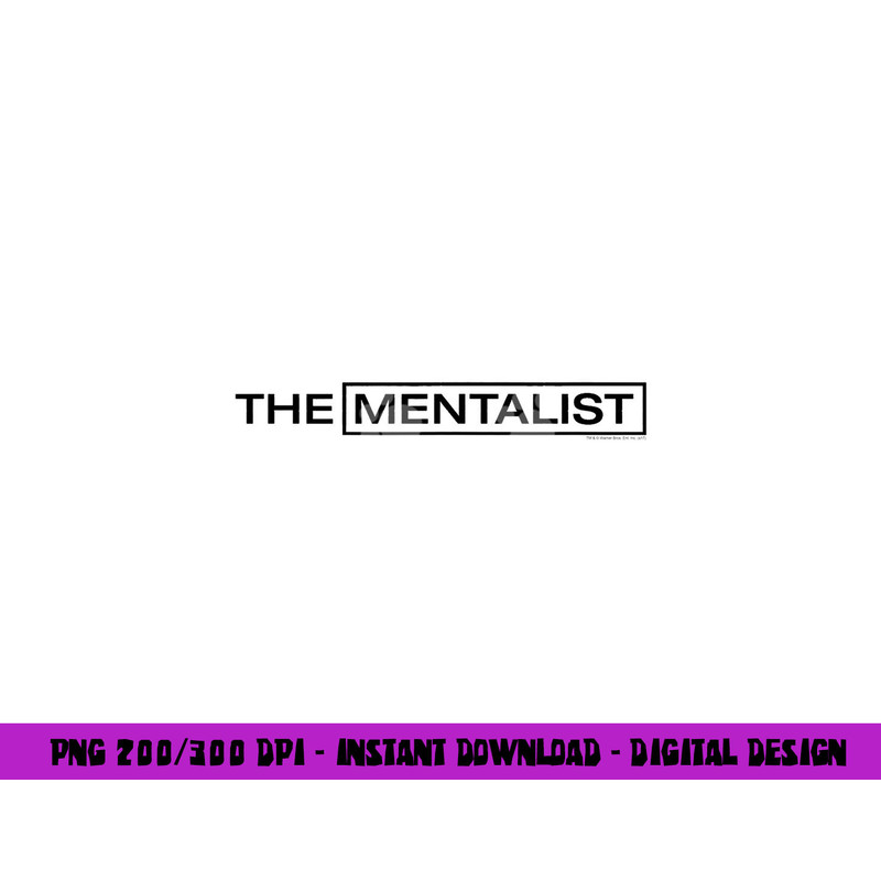The Mentalist Logo  png, sublimation .jpg