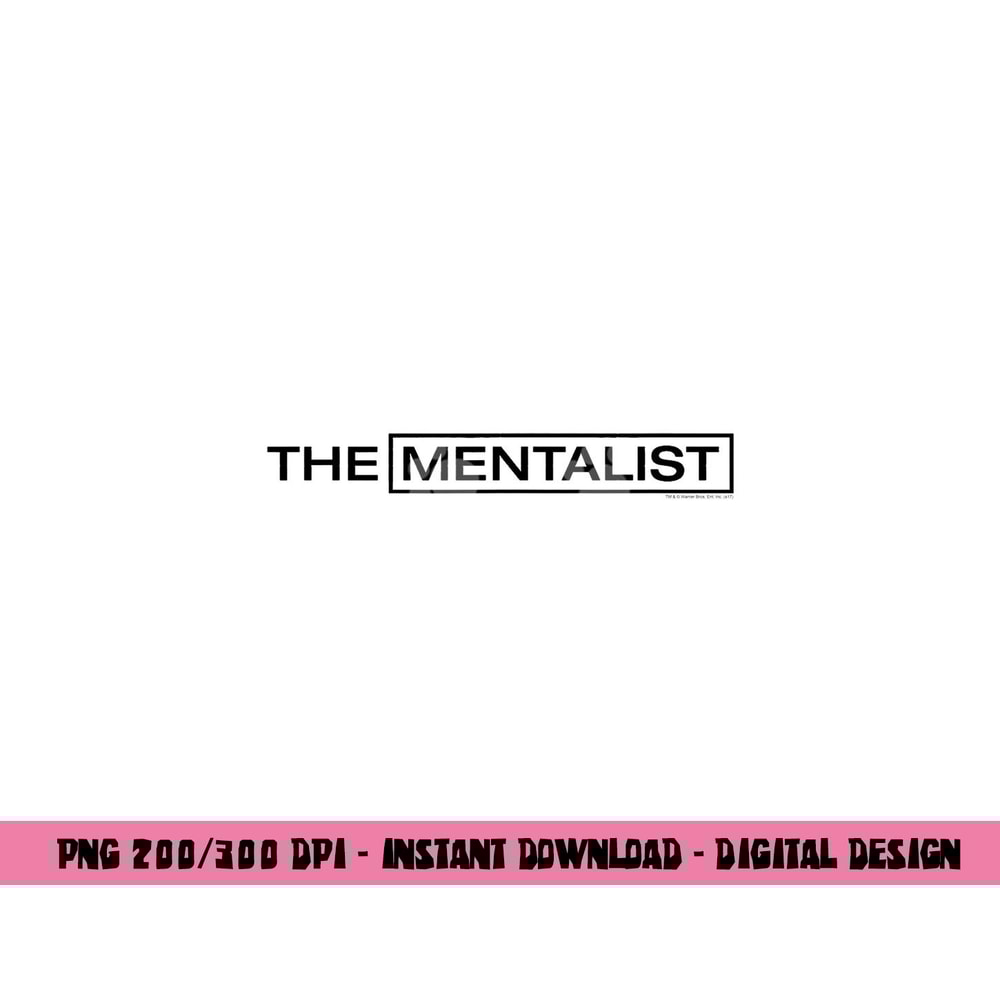 The Mentalist Logo png, sublimation .jpg
