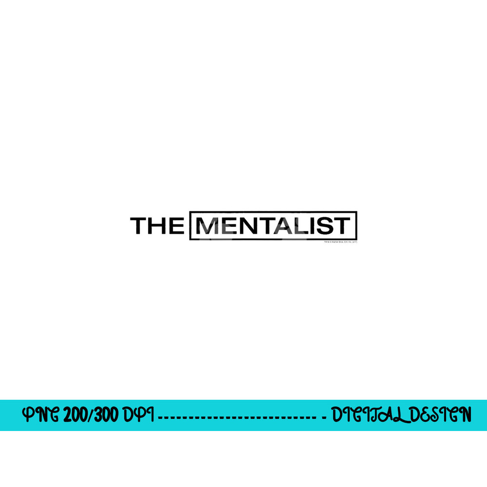 The Mentalist Logo png, sublimation .jpg