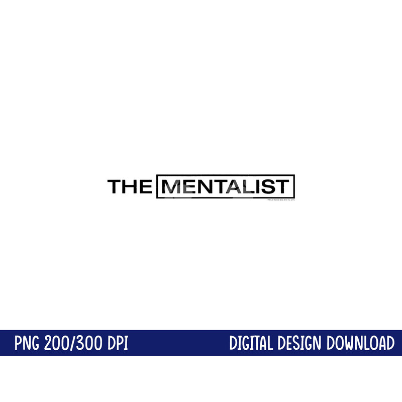 The Mentalist Logo png, sublimation .jpg
