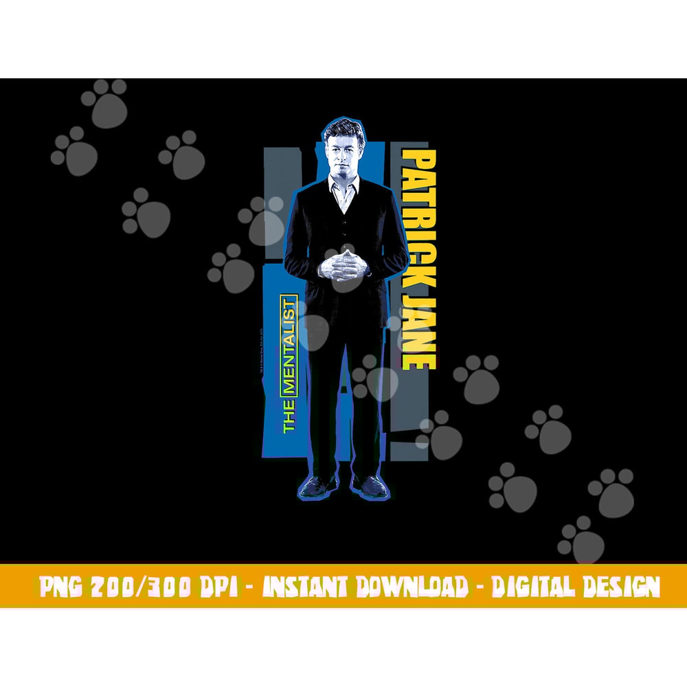 The Mentalist Patrick Jane png, sublimation .jpg