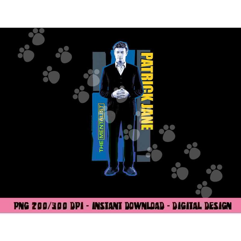 The Mentalist Patrick Jane png, sublimation .jpg