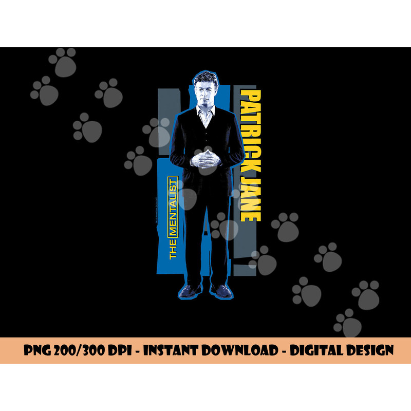 The Mentalist Patrick Jane  png, sublimation .jpg