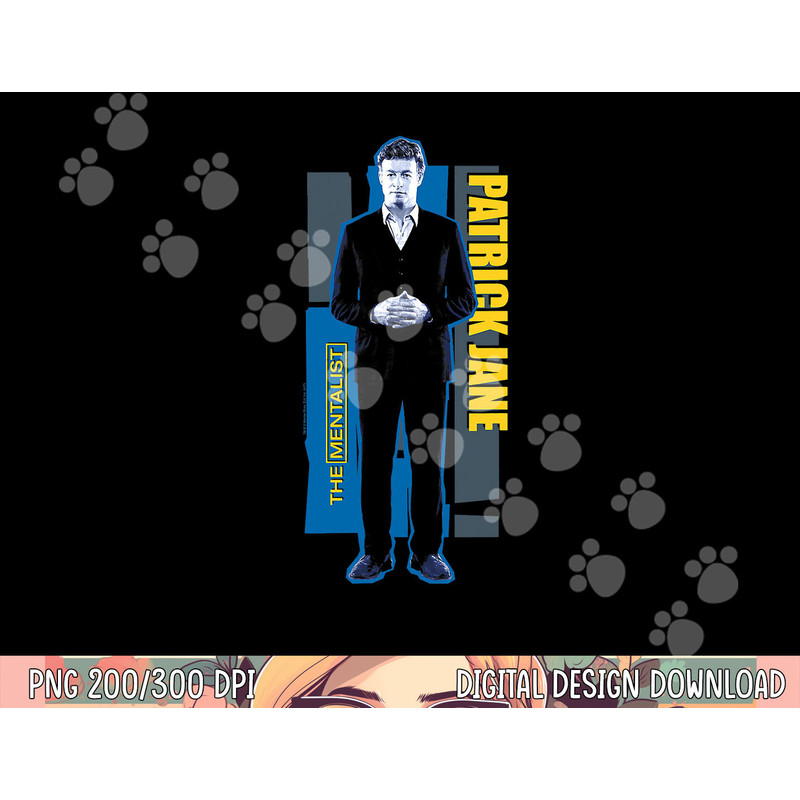 The Mentalist Patrick Jane png, sublimation .jpg
