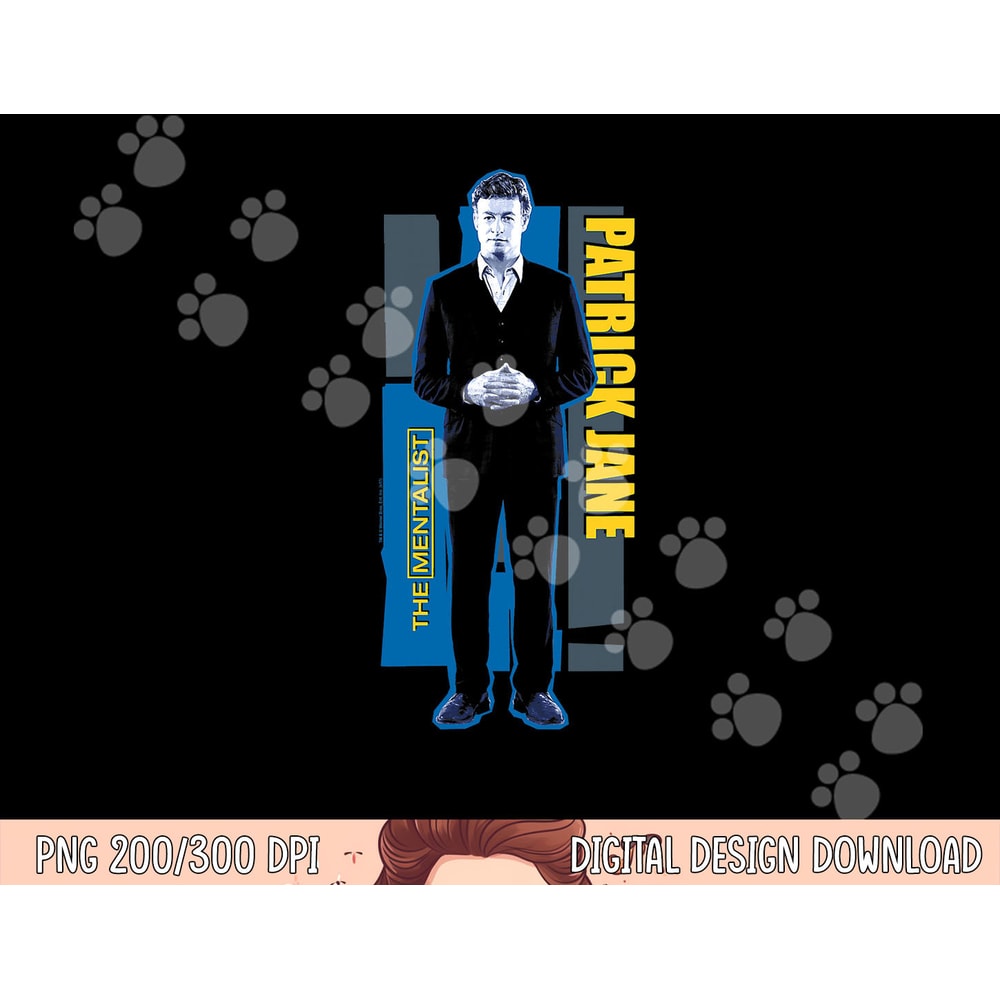 The Mentalist Patrick Jane png, sublimation .jpg