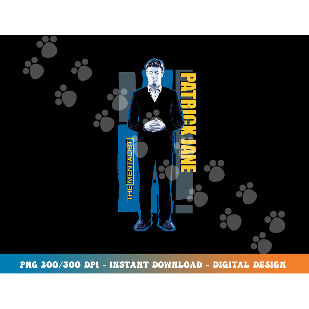 The Mentalist Patrick Jane Longsleeve T Shirt Long Sleeve  png, sublimation.jpg