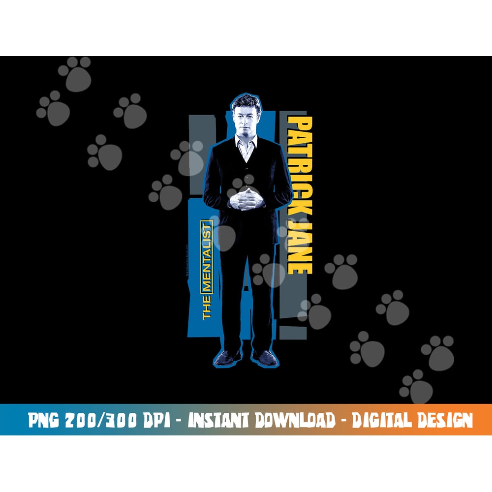The Mentalist Patrick Jane Longsleeve T Shirt Long Sleeve png, sublimation .jpg