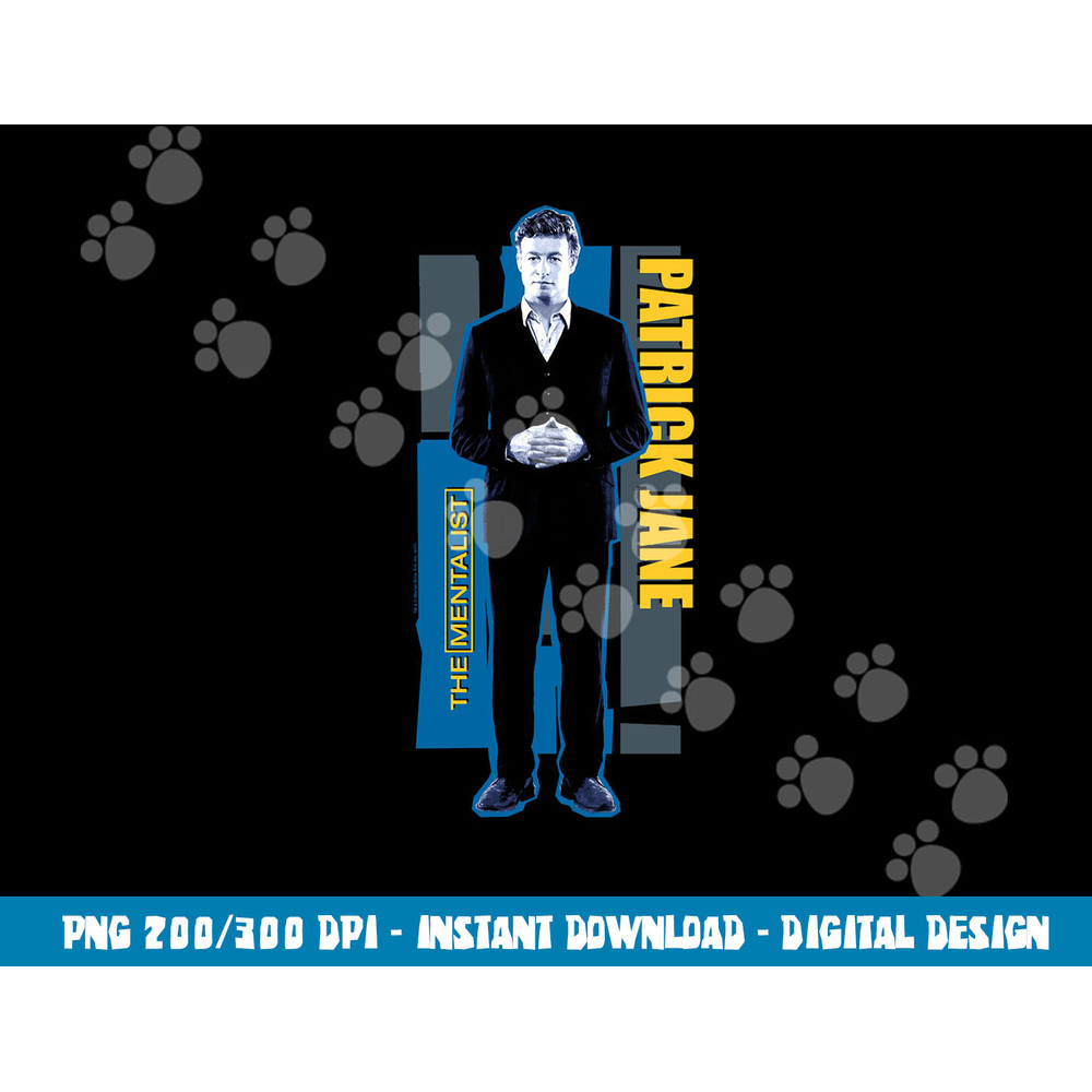 The Mentalist Patrick Jane Longsleeve T Shirt Long Sleeve png, sublimation .jpg